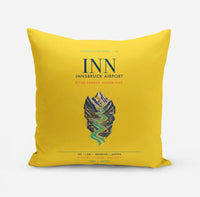 Thumbnail for Innsbruck Airport (INN) design on yellow pillow