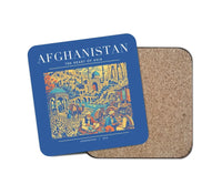 Thumbnail for AFGHANISTAN - Poster - Coaster - Blue