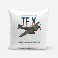 Thumbnail for Bristol Beaufighter TF X design on white pillow