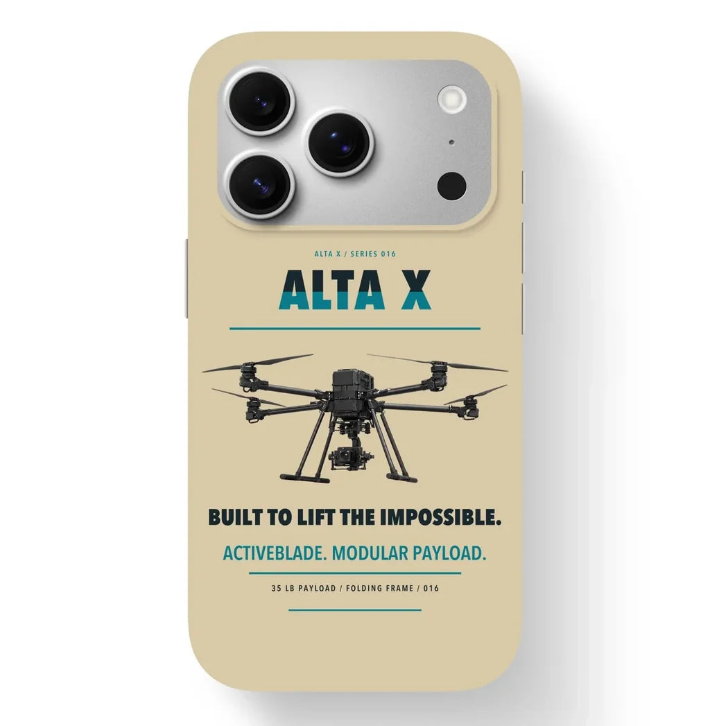 Freefly Alta X Case design on beige iphone case