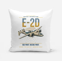 Thumbnail for E-2D Advanced Hawkeye design on white pillow