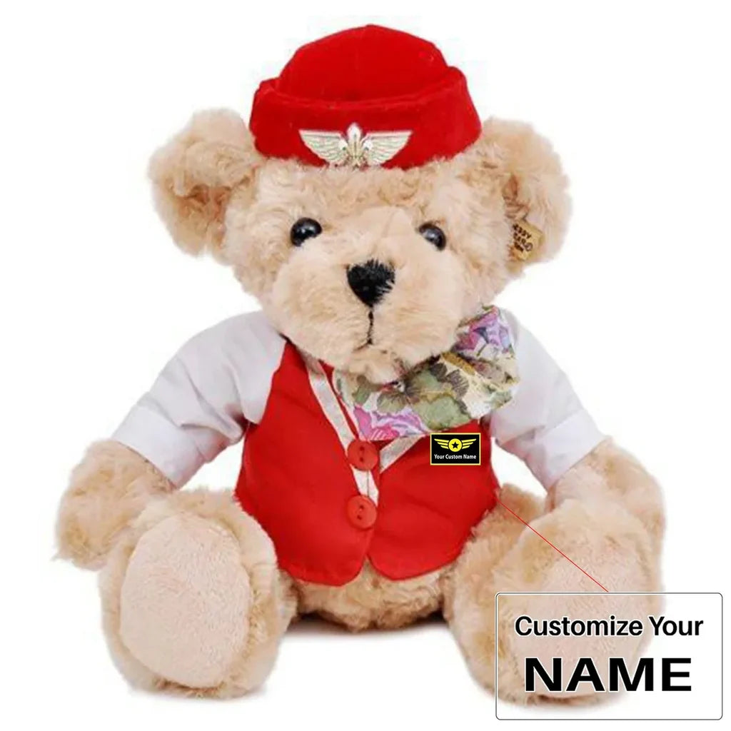 Cabin Crew & Captain Pilot& Teddy Bear & Dolls aviation pilot essential in premium aviation-grade build.