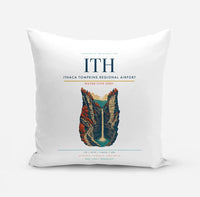 Thumbnail for Ithaca Tompkins Regional Airport (ITH) design on white pillow
