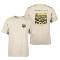 Thumbnail for VINTAGE G4539 - The Surplus Field - Double-Side T-Shirt design on beige double side t shirt