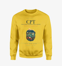 Thumbnail for Cape Town International Airport (CPT) design on yellow sweatshirt
