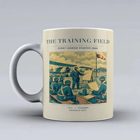 Thumbnail for VINTAGE G4009 - The Training Field - Ceramic Mug design on beige