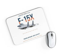 Thumbnail for F-15X Advanced Eagle Proposal Proven Airframe New Capacity design on white rectangle mouse pad
