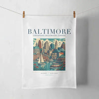 Thumbnail for BALTIMORE - Poster - Towel - White