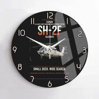 Thumbnail for Kaman SH-2F Seasprite design on black no frame wall clock
