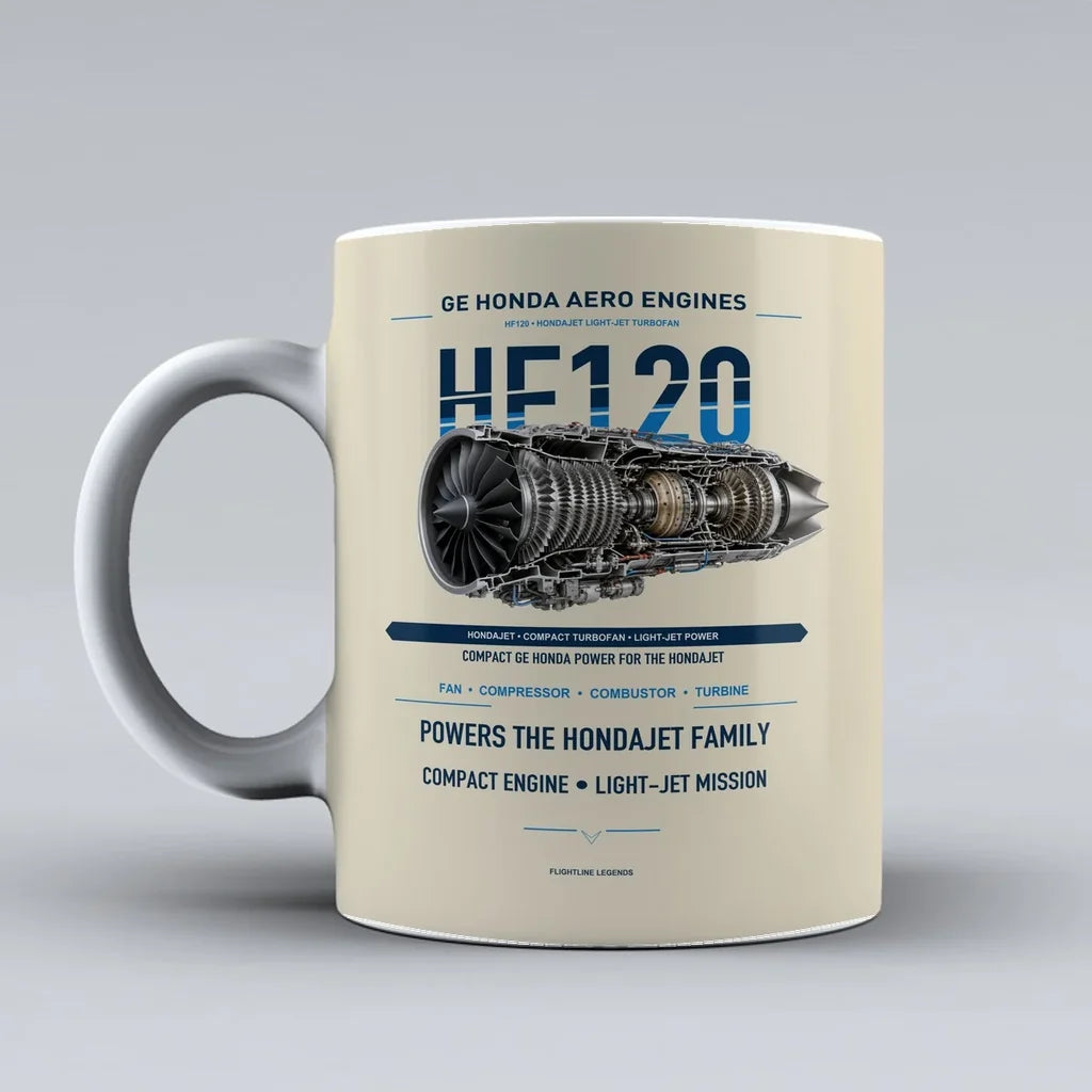 Mug design on beige hf120
