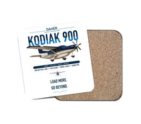 Thumbnail for Daher Kodiak 900 design on white 1 piece coaster