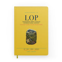 Thumbnail for Zainuddin Abdul Madjid International Airport Lombok (LOP) design on yellow notebook