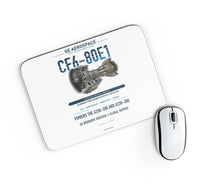 Thumbnail for CF6-80E1 design on white rectangle mouse pad