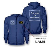 Thumbnail for Customisable Name & Double LOGO Hoodie - view 2