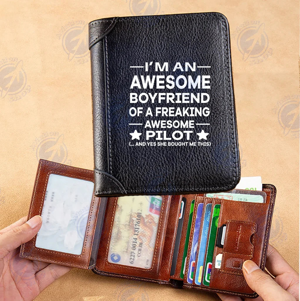 I am an Awesome Boyfriend Wallet - view 2