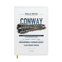 Thumbnail for CONWAY design on white notebook