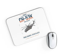 Thumbnail for Sikorsky CH-53K King Stallion design on white rectangle mouse pad