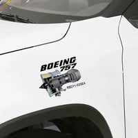Thumbnail for Boeing 757 Car Sticker - view 2