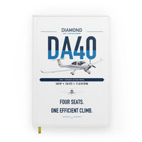 Thumbnail for Diamond DA40 design on white notebook