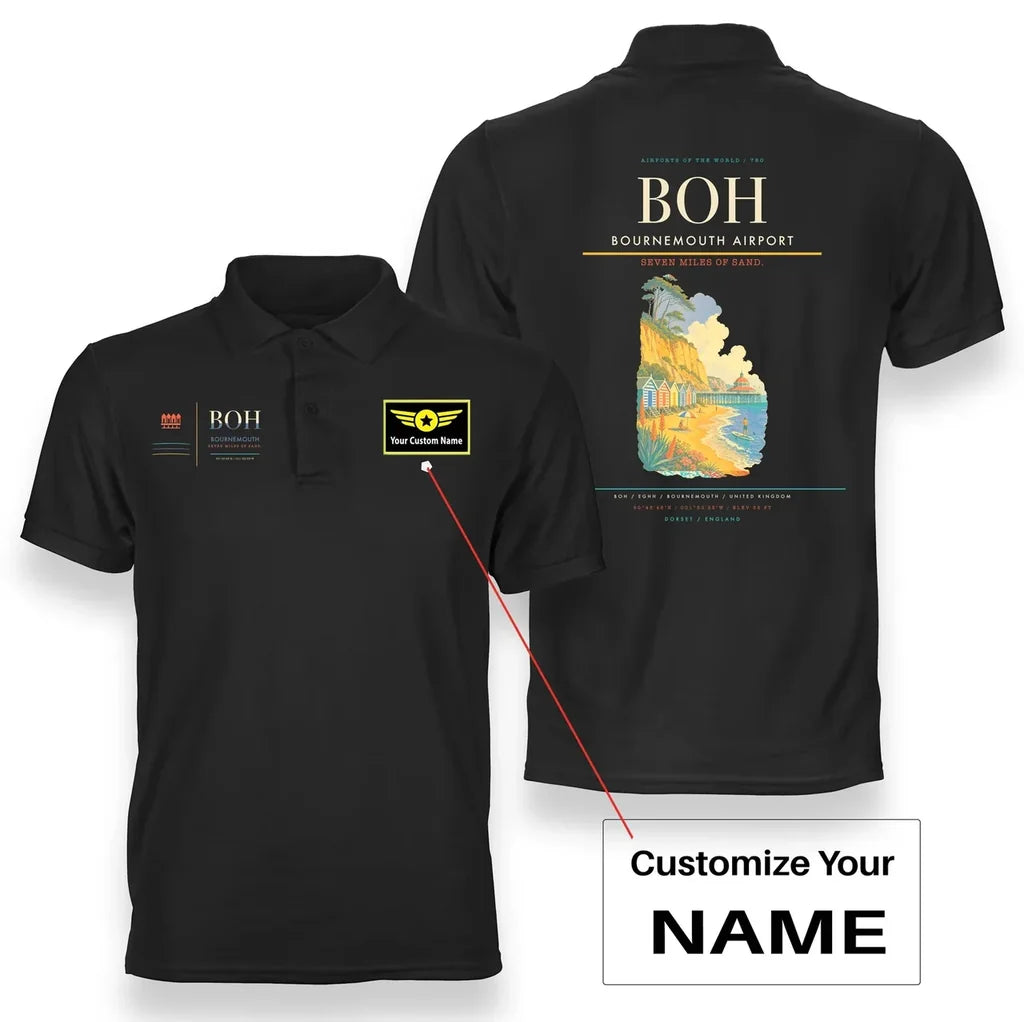 Bournemouth Airport BOH Black+Name