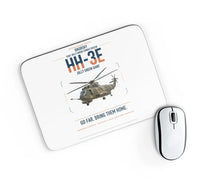 Thumbnail for Sikorsky HH-3E Jolly Green Giant design on white rectangle mouse pad