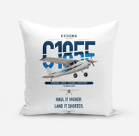 Thumbnail for Cessna A185F Skywagon design on white pillow
