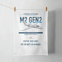 Thumbnail for Cessna Citation M2 Gen2 design on white towel