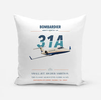 Thumbnail for Bombardier Learjet 31A design on white pillow