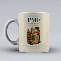 Thumbnail for Parma Airport (PMF) airport code design on beige ceramic mug