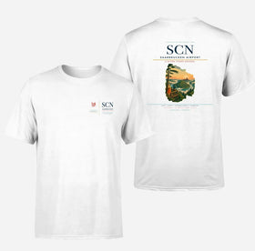 Double-Side Printing — Saarbrucken Airport (SCN) Double-Side T-Shirt