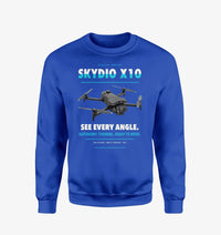 Thumbnail for Skydio X10 design on blue sweatshirt