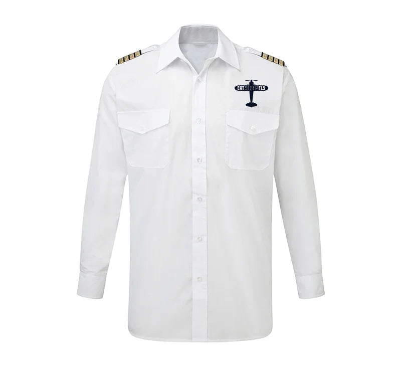 Customisable Eat Sleep Fly & Propeller Shirt - view 2