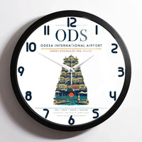 Thumbnail for Odesa International Airport ODS Wall-Clock Framed - White