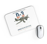 Thumbnail for Junkers Ju 87D-3 design on white rectangle mouse pad