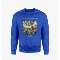 Thumbnail for VINTAGE G4004 - The Aerial Exhibition - Designed Sweatshirts design on blue