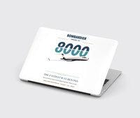 Thumbnail for Bombardier Global 8000 design on white MacBook case