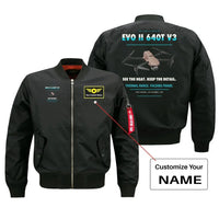 Thumbnail for Autel EVO II Dual 640T V3 design on black bomber with custom name badge