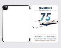 Thumbnail for Bombardier Learjet 75 Liberty design on white ipad tablet case