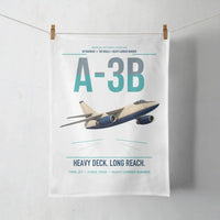 Thumbnail for A-3B Skywarrior design on white towel