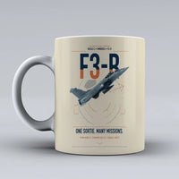Thumbnail for Dassault Rafale C — F3-R standard design on beige ceramic mug, double-side print