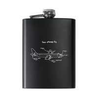 Thumbnail for Customisable How Planes Fly Hip Flask - view 2