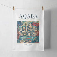 Thumbnail for AQABA - Poster - Towel - White