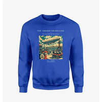 Thumbnail for VINTAGE G4012 - The Airship Promenade - Designed Sweatshirts design on blue