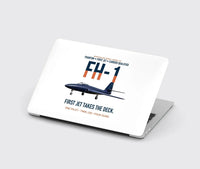 Thumbnail for FH-1 Phantom First Jet Takes the Deck design on white MacBook case