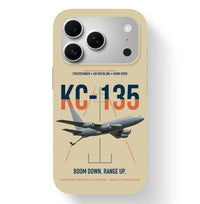 Thumbnail for KC-135 STRATOTANKER design on beige magsafe iphone case, for iPhone 17 Pro