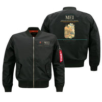 Thumbnail for Meridian Regional Airport (MEI) design on black bomber jacket
