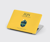 Thumbnail for Queenstown Airport (ZQN) design on yellow MacBook case