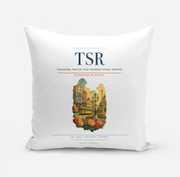 Thumbnail for Timișoara Traian Vuia International Airport (TSR) design on white pillow