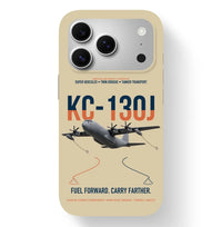 Thumbnail for KC-130J SUPER HERCULES design on beige magsafe iphone case, for iPhone 17 Pro