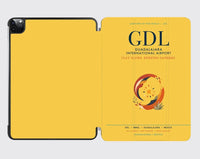 Thumbnail for Guadalajara International Airport (GDL) design on yellow ipad tablet case